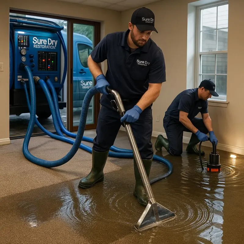 Water Extraction and Removal process in Maplewood, MN
